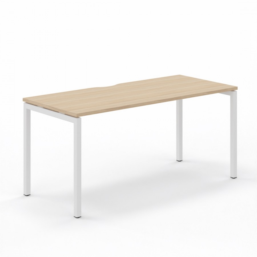 Nova U Scalloped Edge Bench Desk